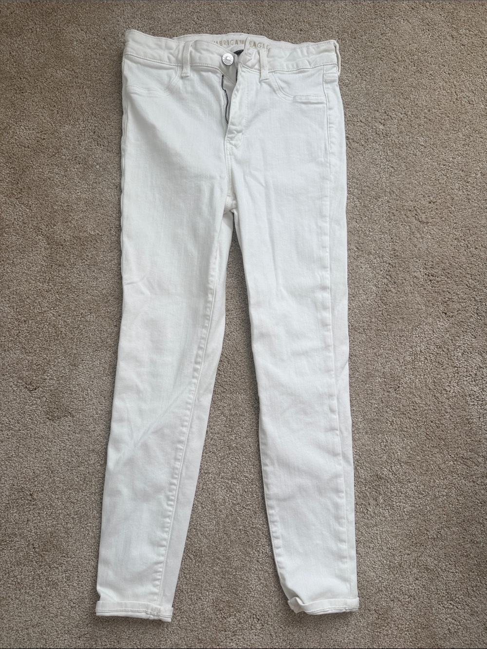 American Eagle Outfitters White Skinny Jeans